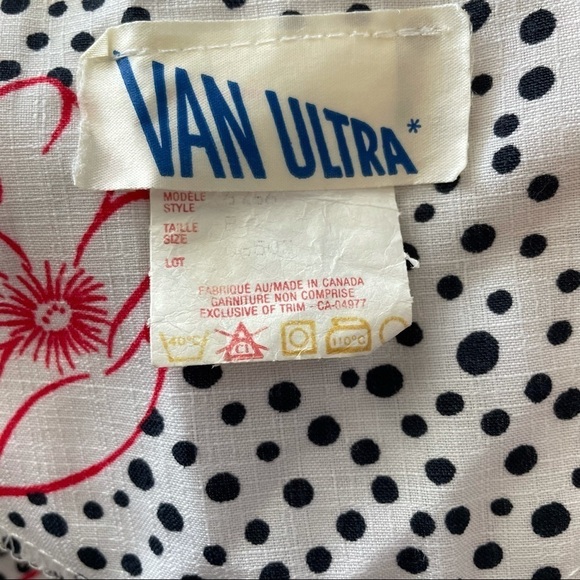 Van Ultra Ladies Vintage 1960’s  Patterned Dress - Picture 7 of 11